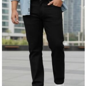 Urbano Plus Men Regular Mid Rise Black Jeans